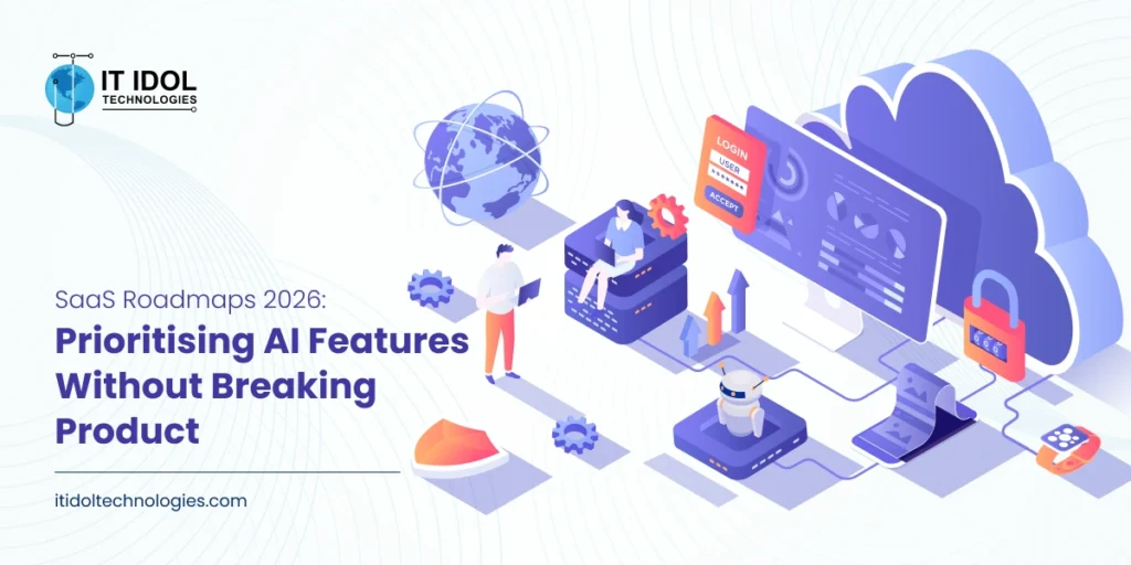 SaaS Roadmaps 2026: Prioritising AI Features Without Breaking Product | IT IDOL Technologies