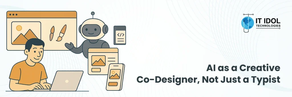 1. AI as a Creative Co-Designer, Not Just a Typist | IT IDOL Technologies