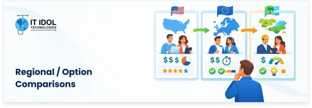 Regional / Option Comparisons of MVP Development | IT IDOL Technologies