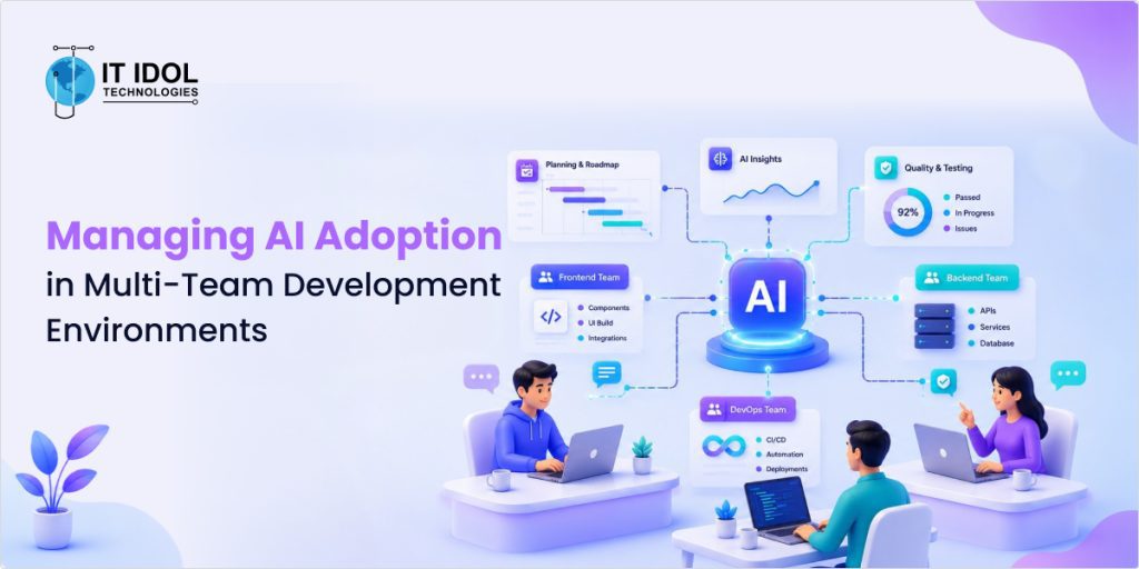 Managing AI Adoption in Multi-Team Development Environments | IT IDOL Technologies